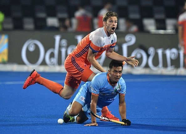 India v Netherlands - FIH Men&#039;s Hockey World Cup: Quarter Final