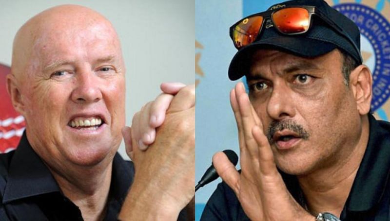 Kerry O&#039;Keefe and Ravi Shastri
