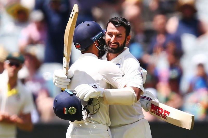Pujara scored his second century of the series