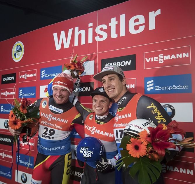 Germany, Austria take golds on Day 1 of World Cup luge stop