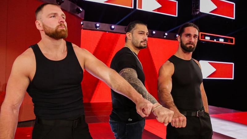 Dean Ambrose, Roman Reigns, and Seth Rollins