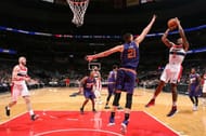 Beal's 41 points lifted the Wizards over the Suns. Credit: SLAM Online