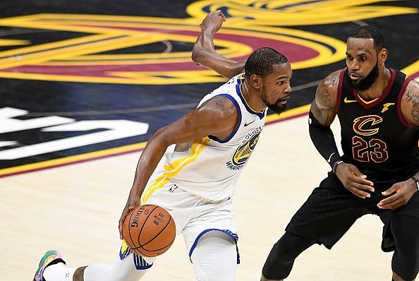 Kevin Durant and LeBron James have faced off in the last two NBA Finals, with Durant coming out on top