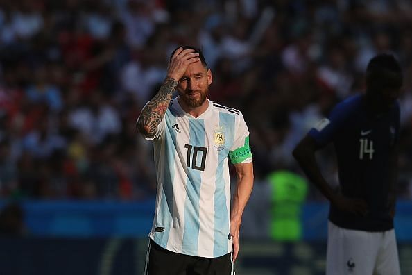 Messi suffered heartbreak with Argentina at the World Cup