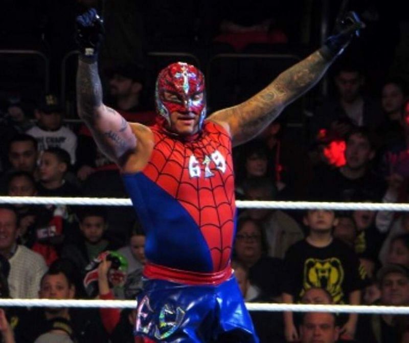 Rey Mysterio has often worn attire inspired by superheroes at big PPVs.