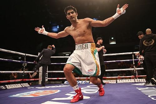 Indian boxing champion Vijender Singh graced the closing ceremony of the Annual Sports Day of Rabindranath World School at Tau Devi Lal Sports Complex