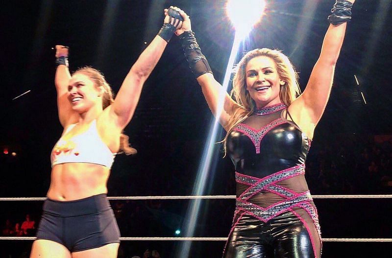 Ronda Rousey and Natalya Neidhart
