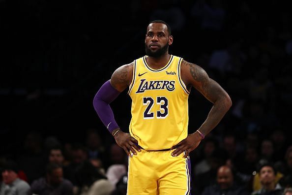 LeBron James joined the Los Angeles Lakers in the off-season