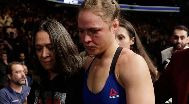 Ronda Rousey leaves the Octagon for the last time