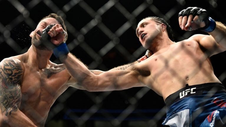 Brian Ortega became the first man to knock out Frankie Edgar in March