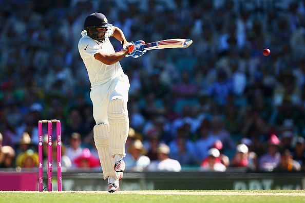 Rohit Sharma scored two centuries in the first two Tests of his career