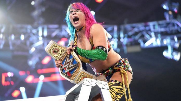 Asuka won the SD Women&#039;s Championship against Lynch &amp; Flair in a Triple Threat TLC match