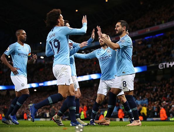 Top of the table: Manchester City