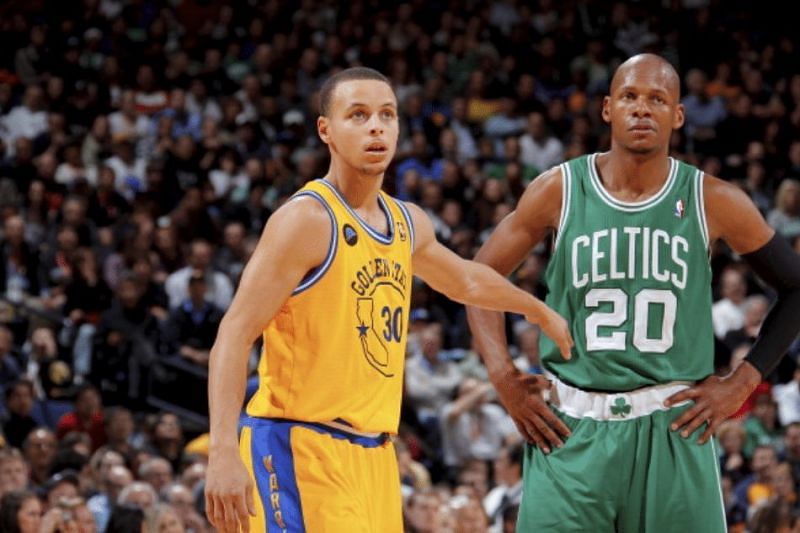 ray allen vs stephen curry stats
