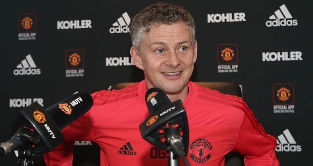 Solskjaer was lively in front of the Press on Friday
