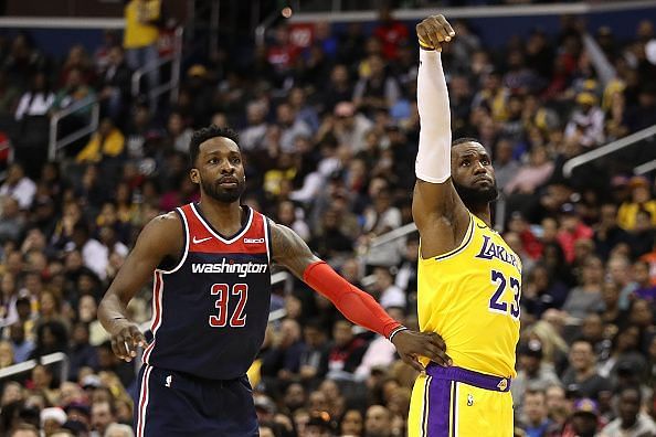 Jeff Green made 4 3-pointers from 6 attempts while LeBron James went 0 for 2 from downtown