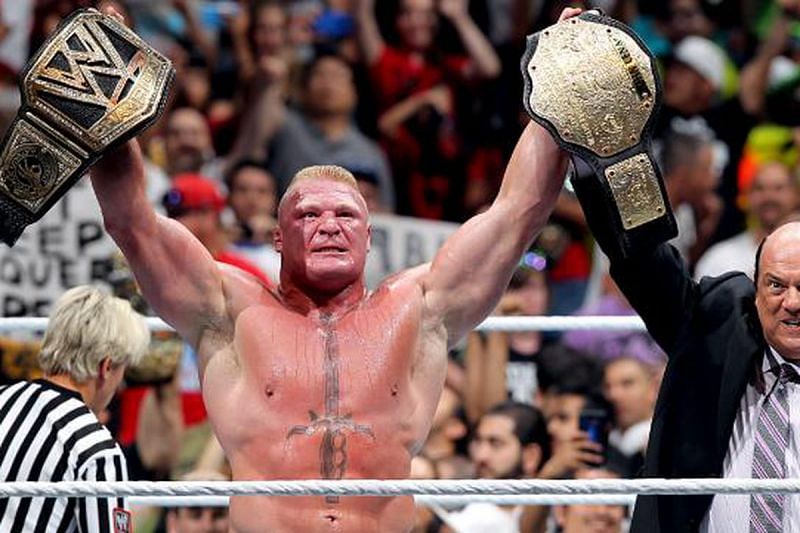 Brock Lesnar rarely loses in his matches.