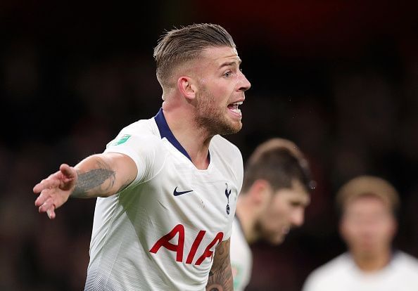 Alderweireld in action for Tottenham