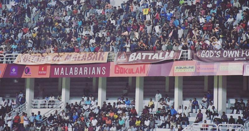 The Gokulam FC fans have created a wonderful atmosphere in Kozhikode
