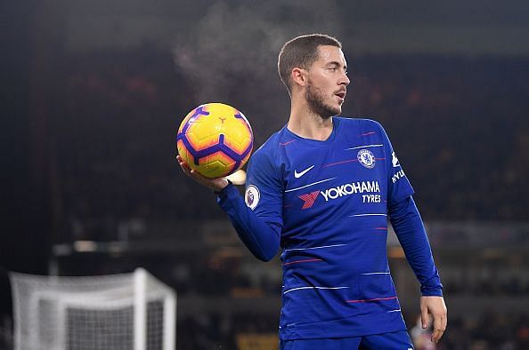 Hazard has kept a clean sheet in his last 5 games for Chelsea; something the fans weren&#039;t expecting