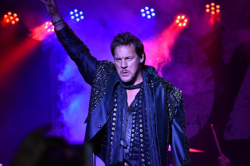 Jericho performs as a member of Fozzy in 2017.