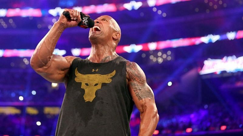 Rock at Wrestlemania 32