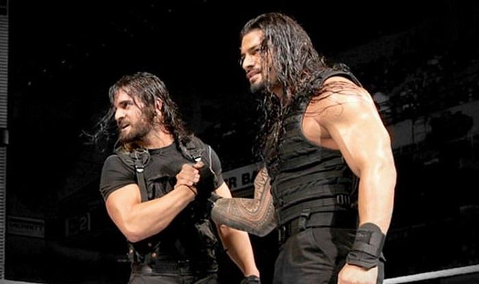 Seth Rollins and Roman Reigns