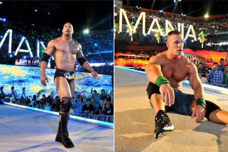 The Rock and John Cena