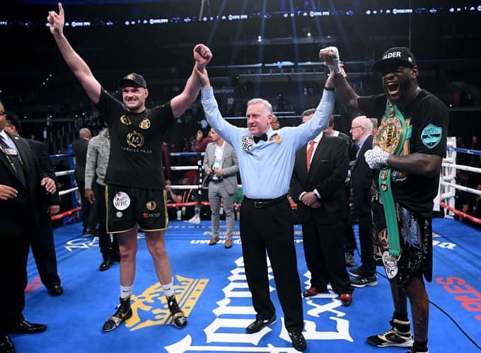 The bout between Fury and Wilder ended in a split decision