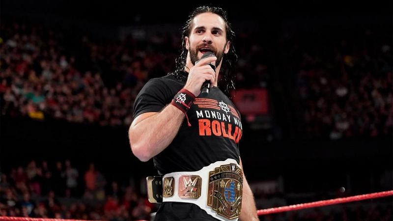 Rollins as WWE Intercontinental Champion.