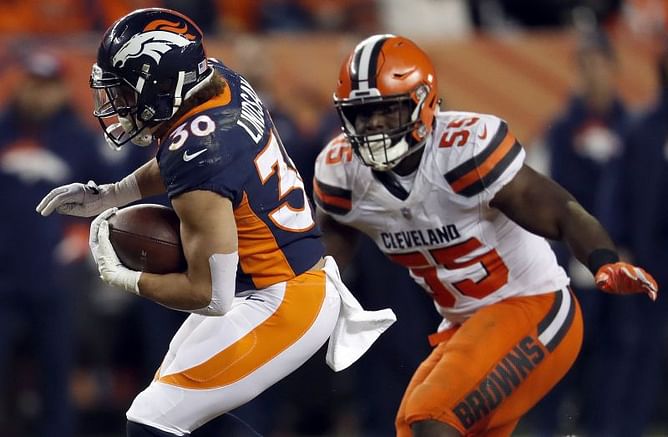 Broncos' Lindsay becomes 1st undrafted offensive Pro Bowler