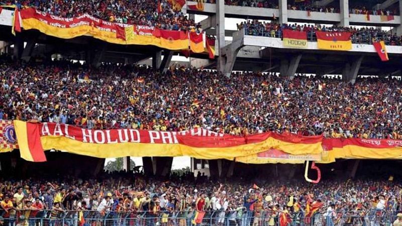 In the 2017-18 season of I-League East Bengal had an average attendance of above 17000