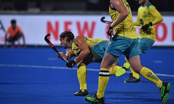 Jeremy Hayward's fourth-minute goal enabled Australia to take an early lead