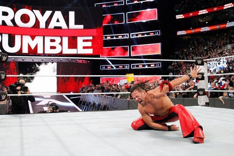 Shinsuke Nakamura after winning the 2018 Royal Rumble