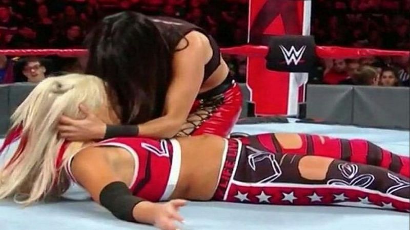 Liv Morgan was completely knocked out by the last kick