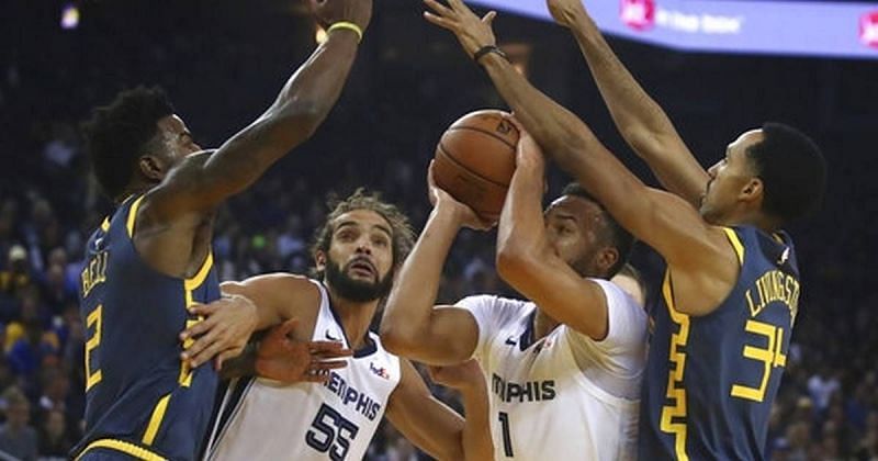 Warriors defense did not allow the Grizzlies to take any open shots. Credit: Daily Herald