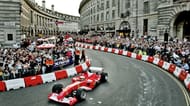 A Formula 1 promotional event on the streets of London