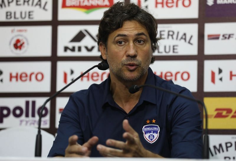 Carles Cuadrat addressed the media ahead of the game against NorthEast United