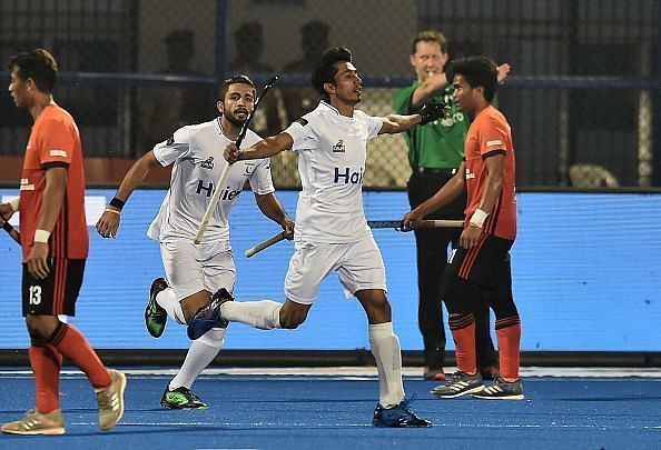 Muhammad Atiq Arshad fired Pakistan ahead with a spectacular goal