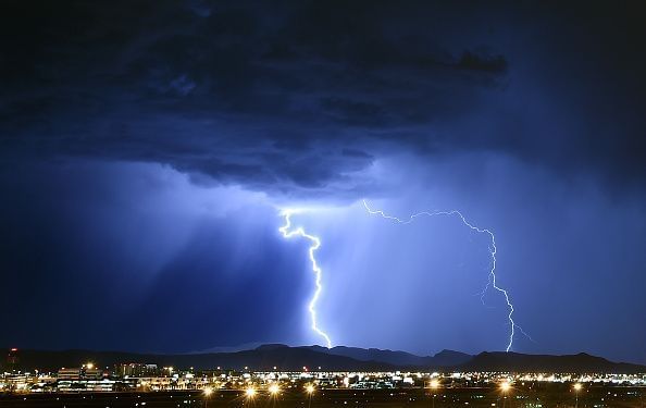 Lightning almost halted the Nature Boy&#039;s ascent to the top of the wrestling world.