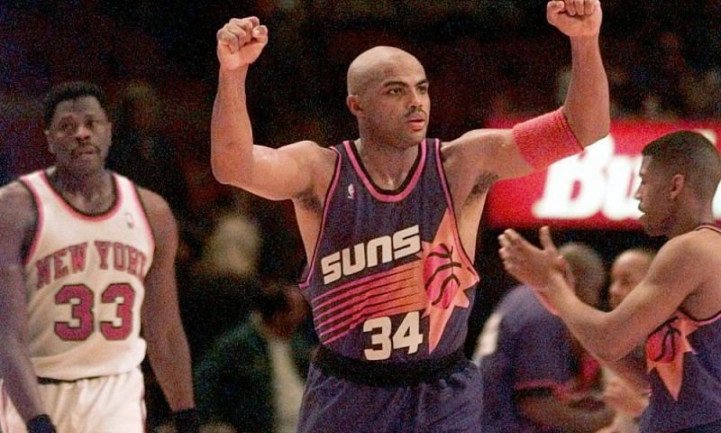 Barkley played for the Phoenix Suns between 1992 and 1996