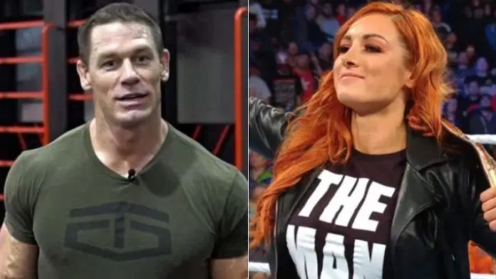 A returning John Cena was confronted by &#039;The Man&#039;, Becky Lynch