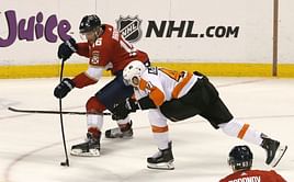 Panthers rally in third period for 2-1 win over Flyers
