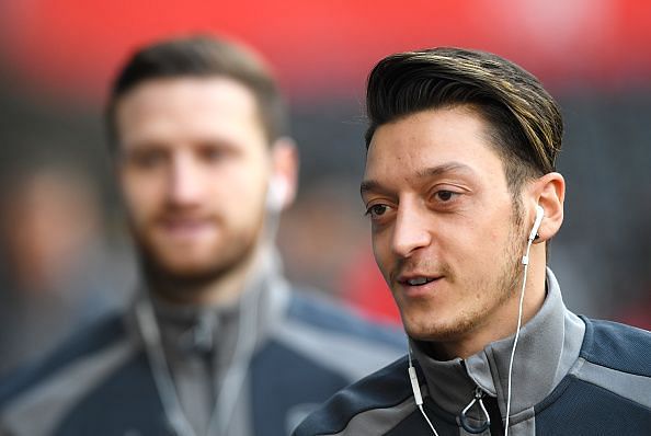 Mesut Ozil is the unlikely name in the United transfer news now