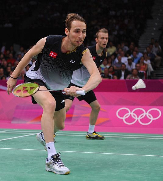 Mathias Boe in action.