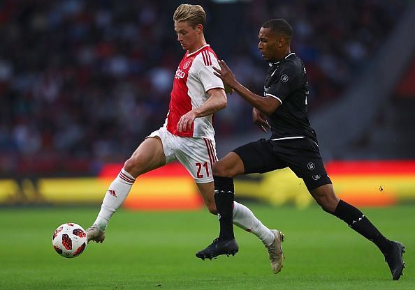 The proposed arrival of de Jong (left) could have a detrimental effect on the club&#039;s academy prospects
