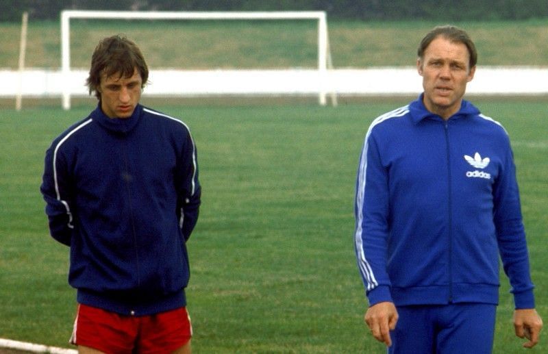 Johan Cruyff and Rinus Michels dominated European football in the early 70s
