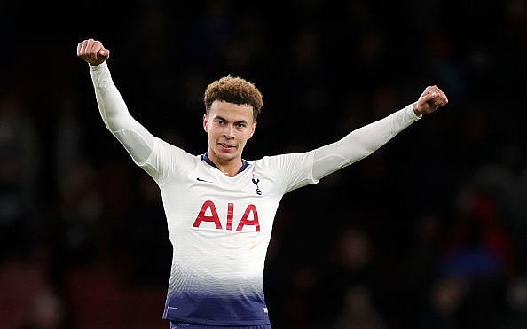 Dele Alli doubled Spurs&#039; lead in the North London Derby on Wednesday night.
