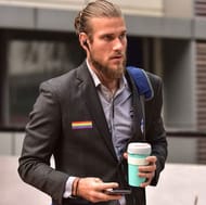 Erik Paartalu of Bengaluru FC shows his support for the LGBT community