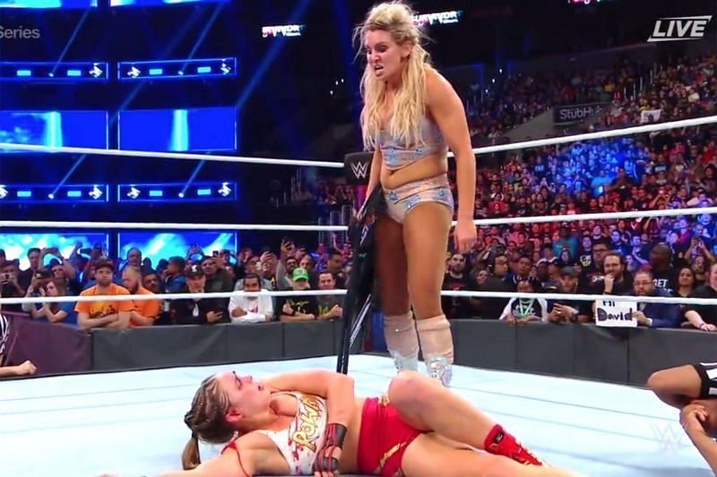Charlotte attacked Ronda Rousey with a chair